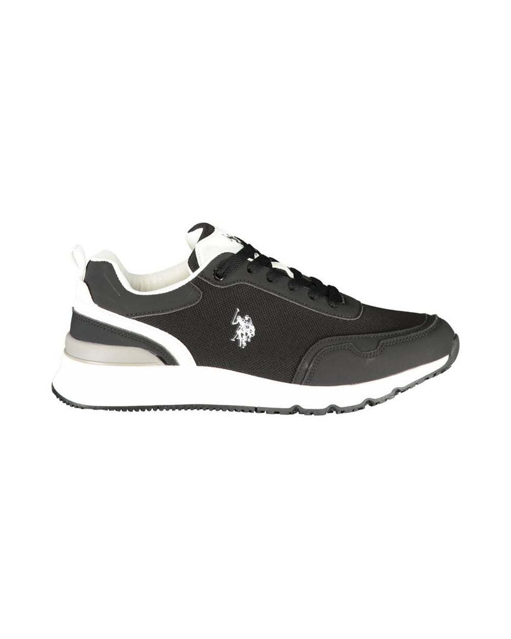 U.S. POLO ASSN. Black Polyester Men's Sneaker