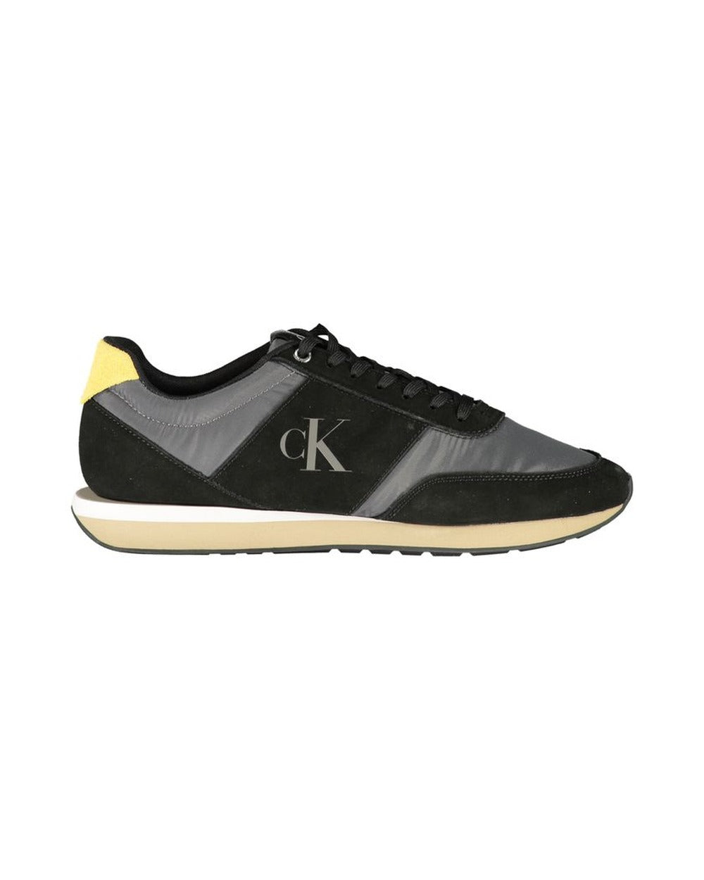 Calvin Klein Black Polyester Men's Sneaker