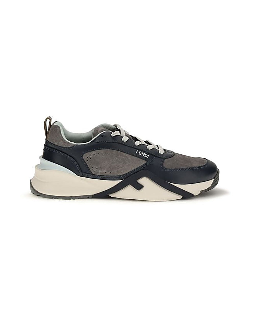 Fendi Multicolor Calf Leather Bos Taurus Athletic Sneakers