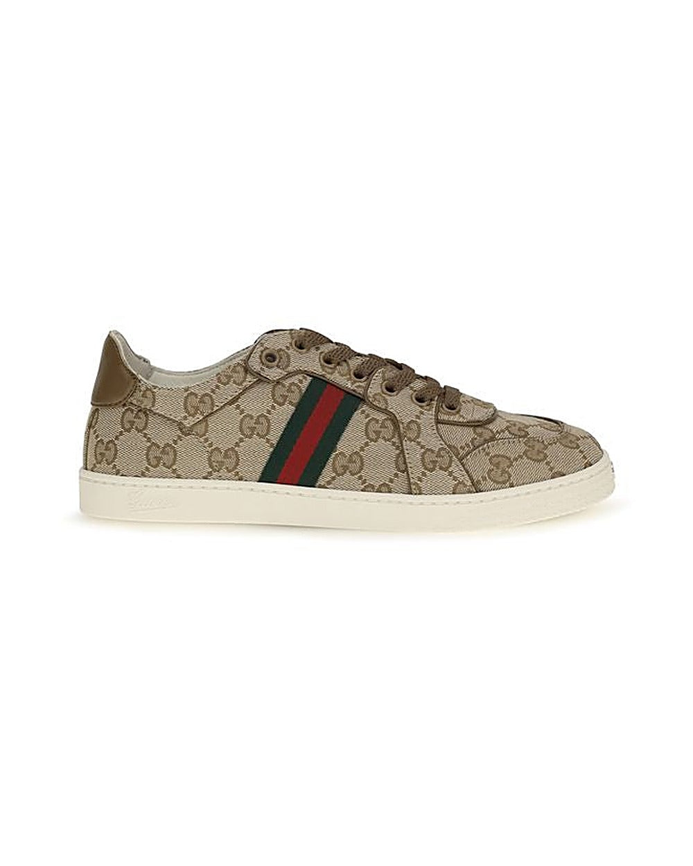 Gucci Beige Polyester Athletic Sneakers