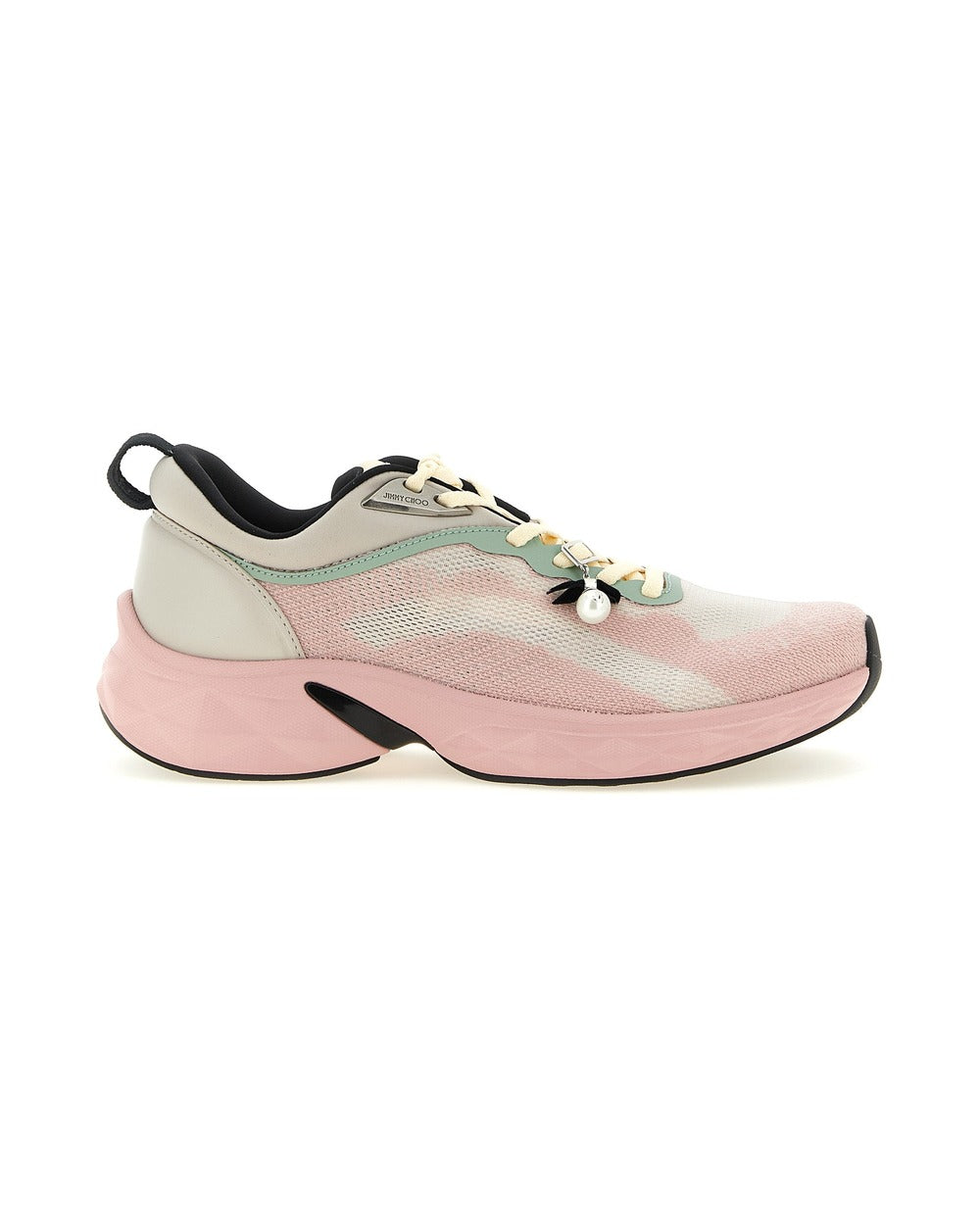 Jimmy Choo Multicolor Tencel Athletic Sneakers