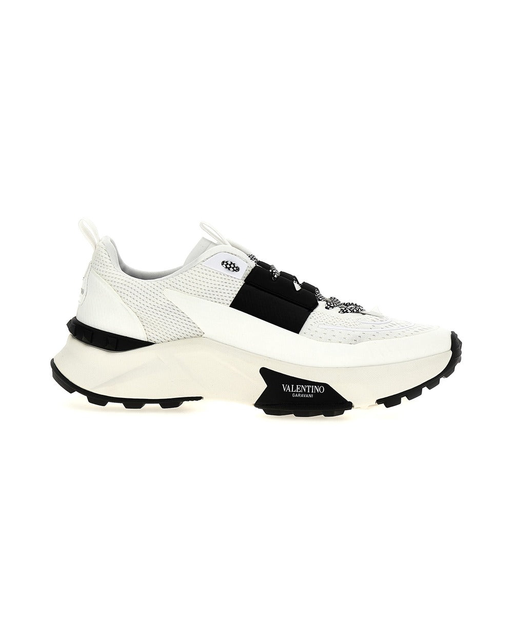 Valentino Garavani Bicolor Calfskin Athletic Sneakers