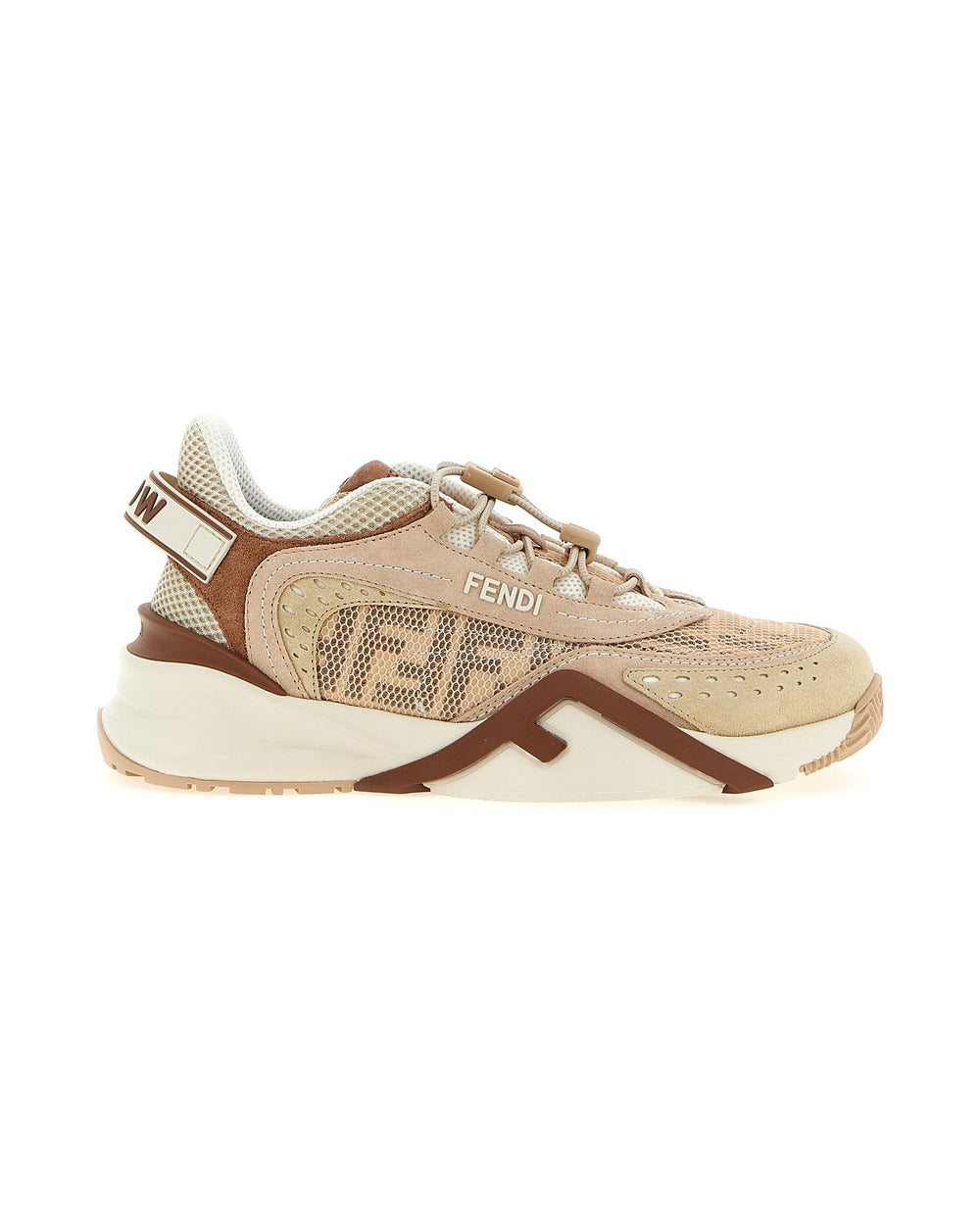 Fendi Multicolor Polyamide Athletic Sneakers