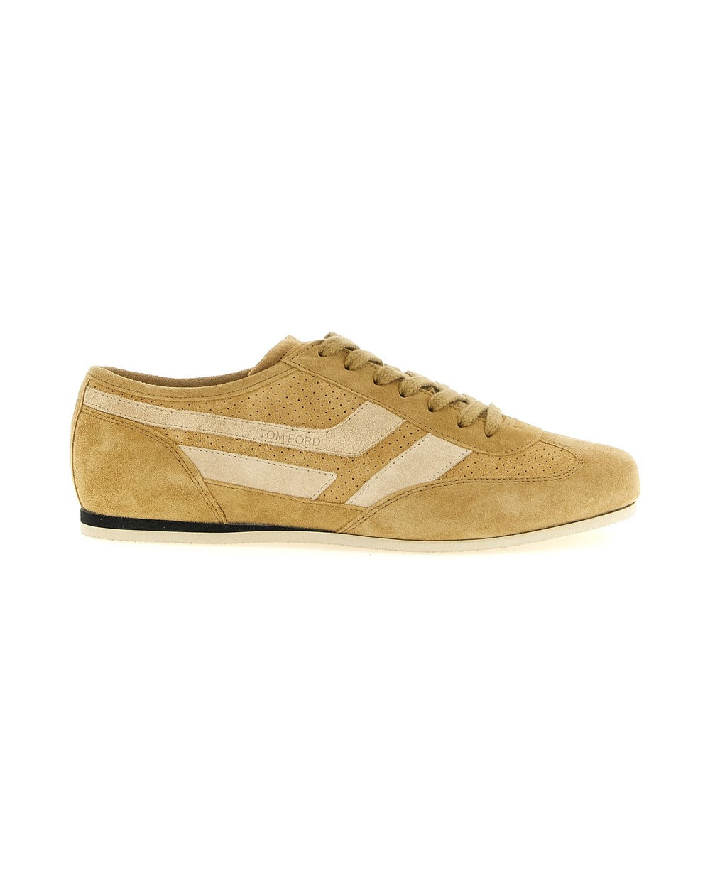 Tom Ford Beige Calfskin Sneakers
