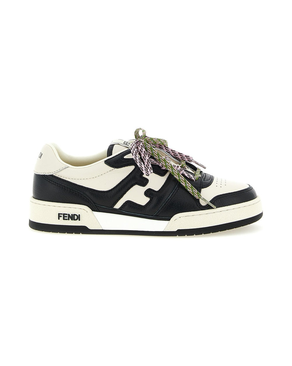Fendi Bicolor Calfskin Athletic Sneakers