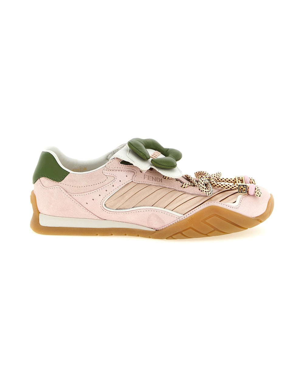 Fendi Multicolor Calfskin Athletic Sneakers