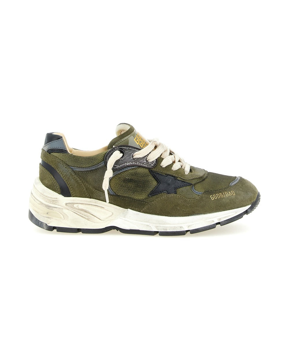 Golden Goose Bicolor Leather Athletic Sneakers