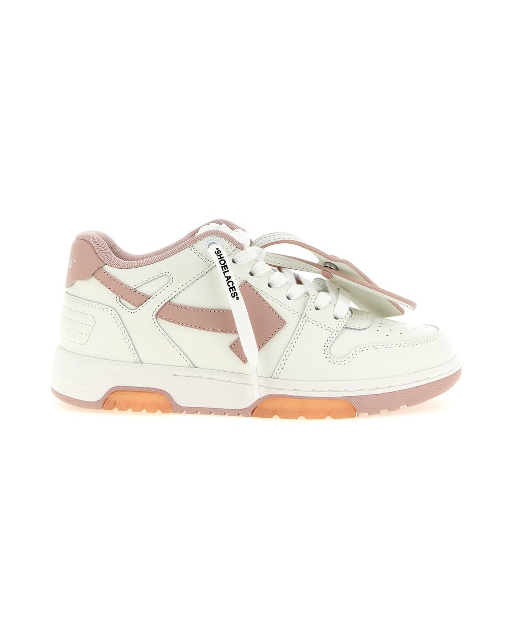 Off-White Multicolor Calfskin Athletic Sneakers