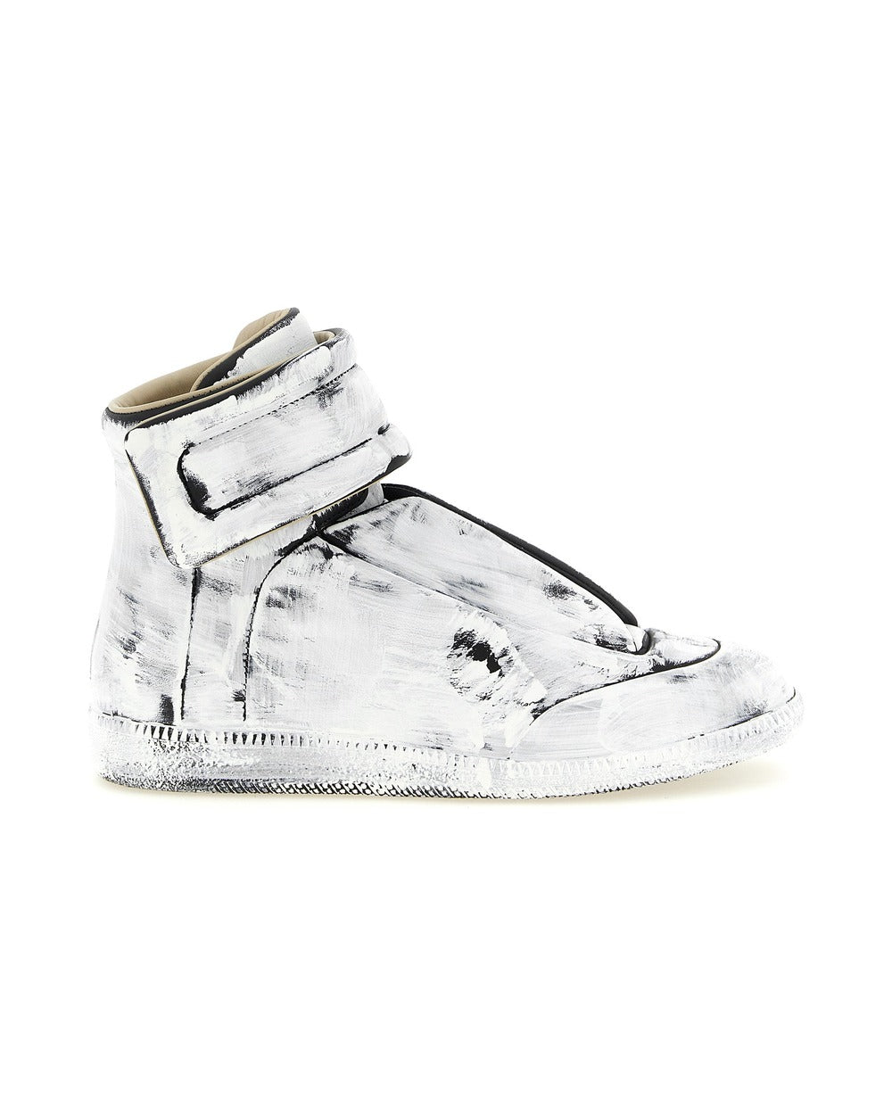 Maison Margiela Bicolor Calfskin Athletic Sneakers