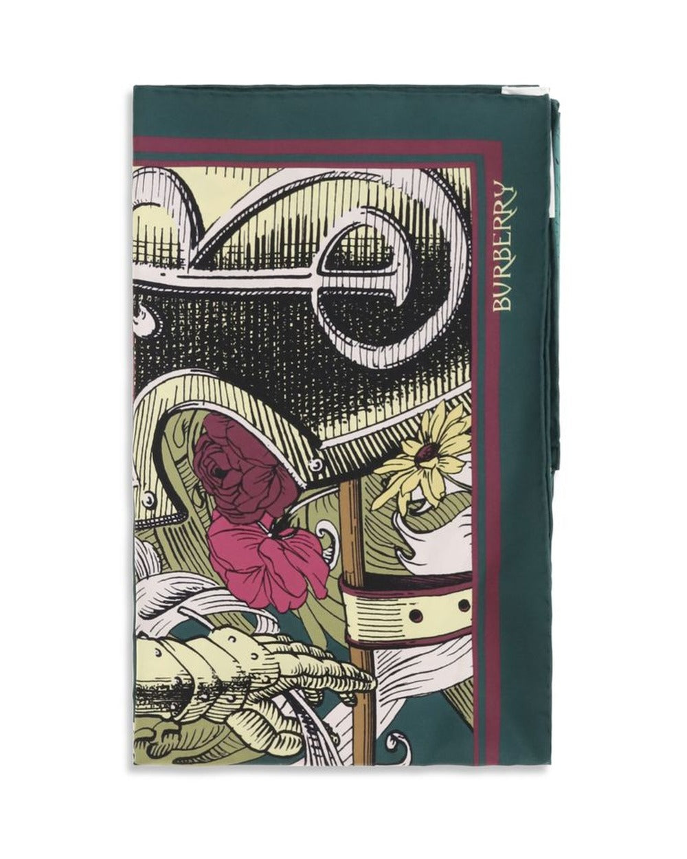 Burberry Bicolor Silk Scarf
