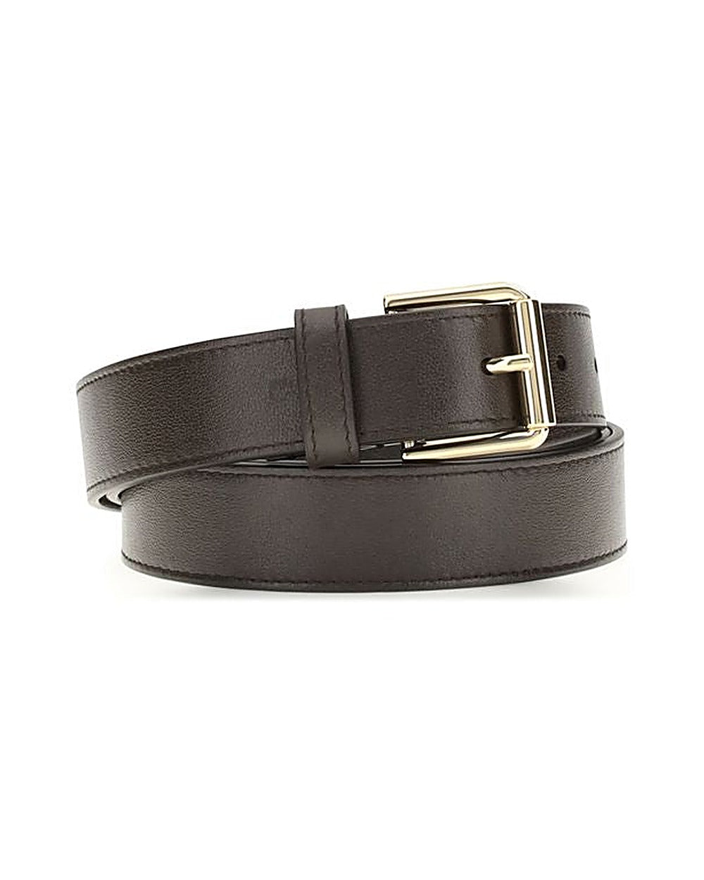 Givenchy Brown Calf Leather Bos Taurus Regular Belt