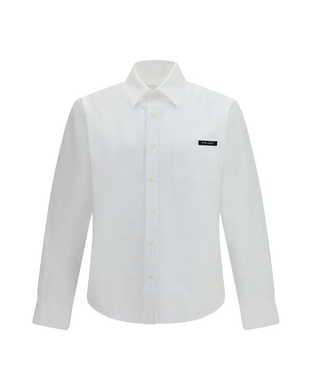 Prada White Cotton Dress Shirt
