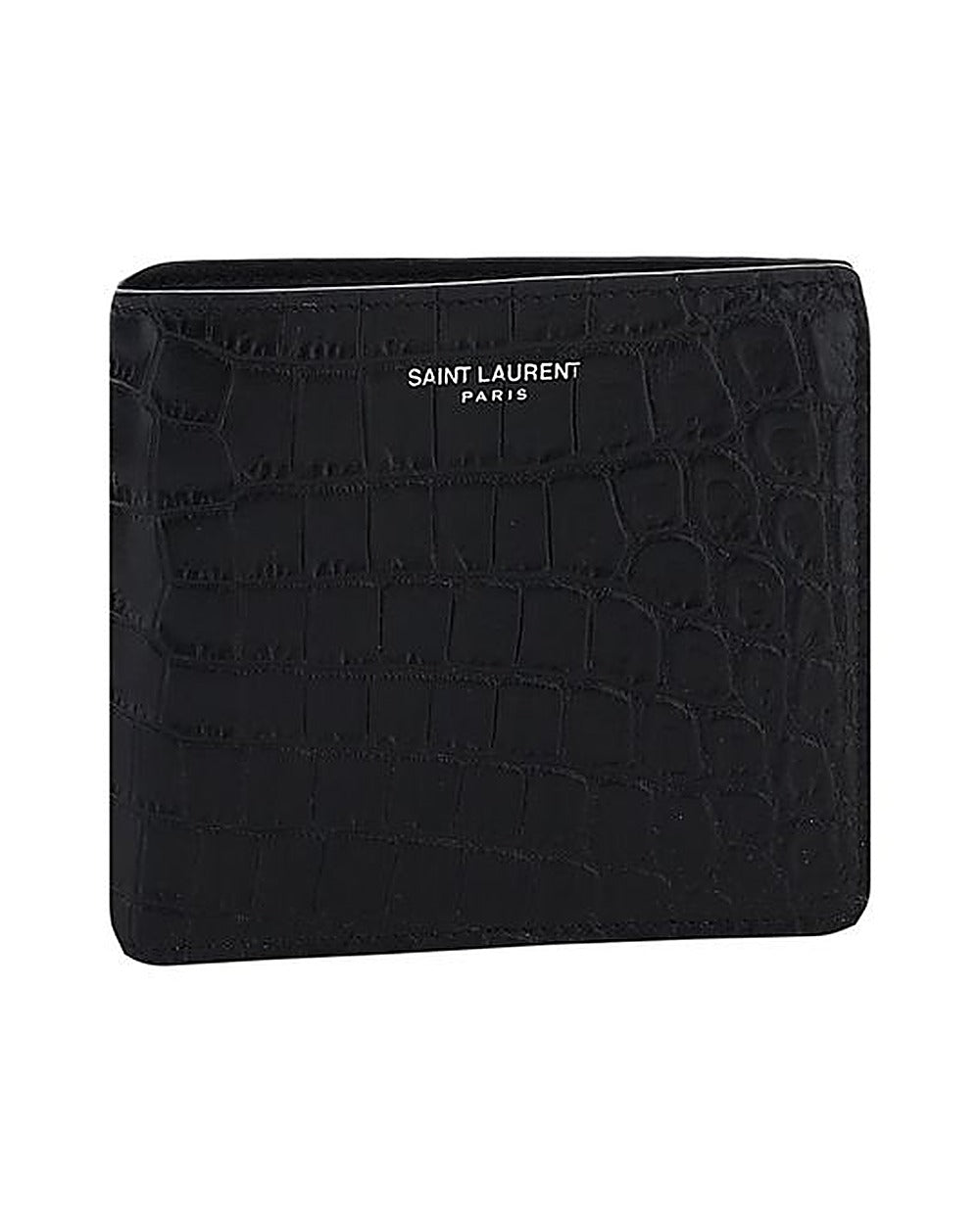 Saint Laurent Black Calf Leather Bos Taurus Wallet