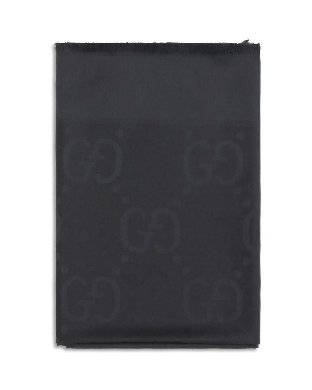 Gucci Black Wool Oves Aries Scarf