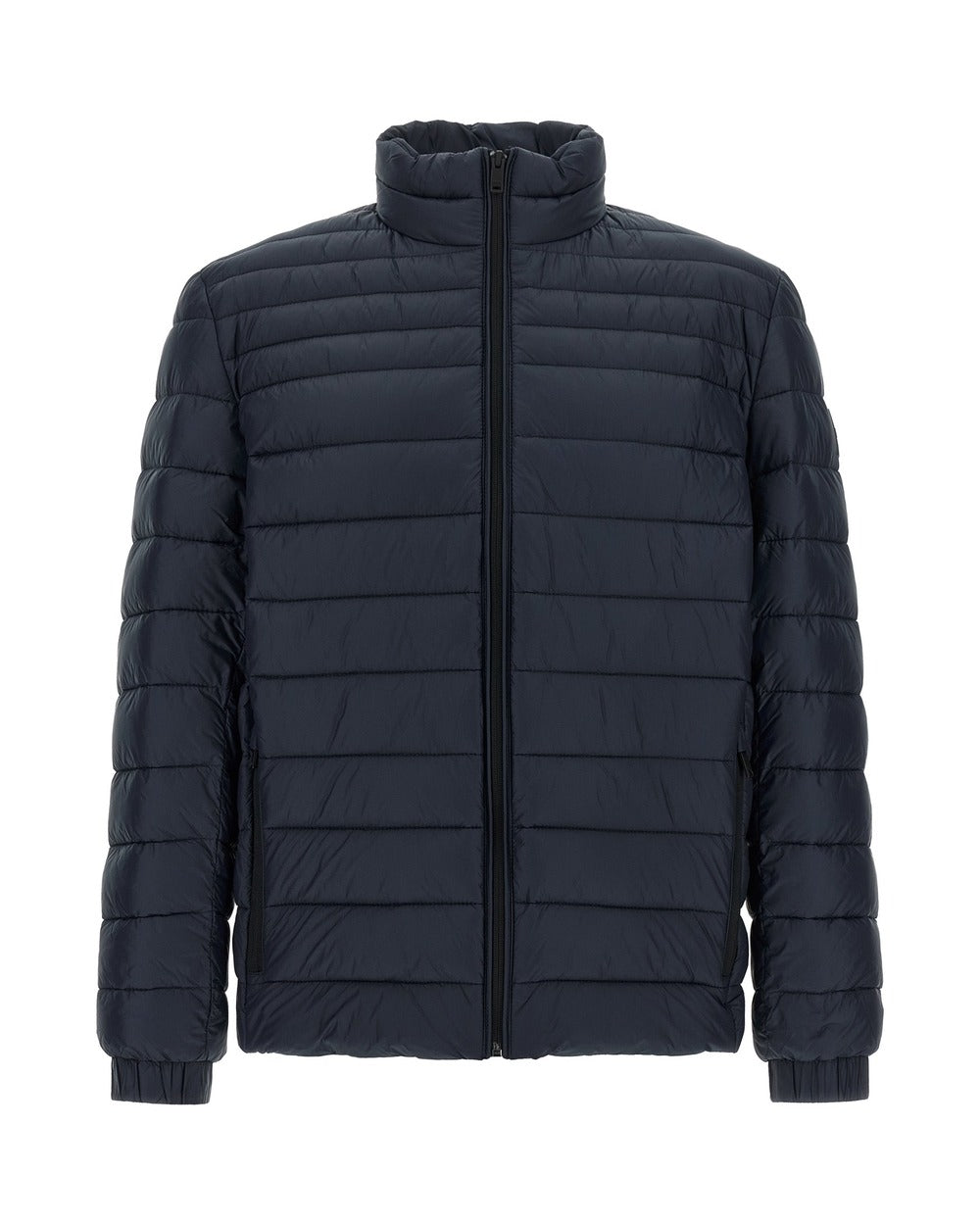 Hugo Boss Blue Polyamide Full-Length Jacket