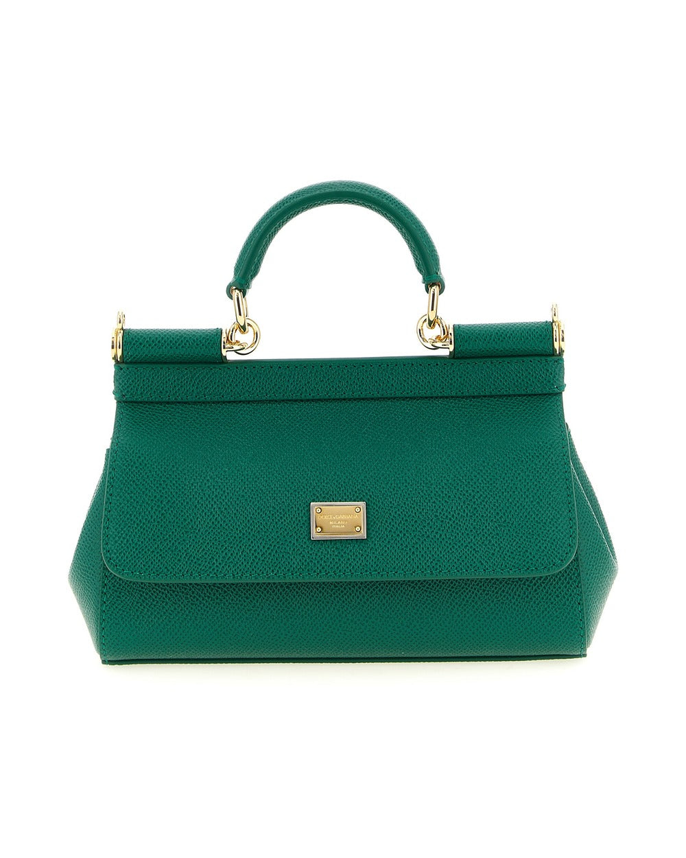 Dolce & Gabbana Bicolor Calfskin Handbag