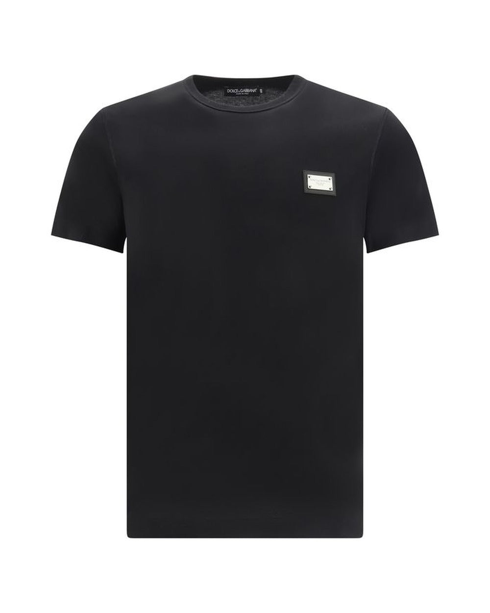 Dolce & Gabbana Black Cotton T-Shirt