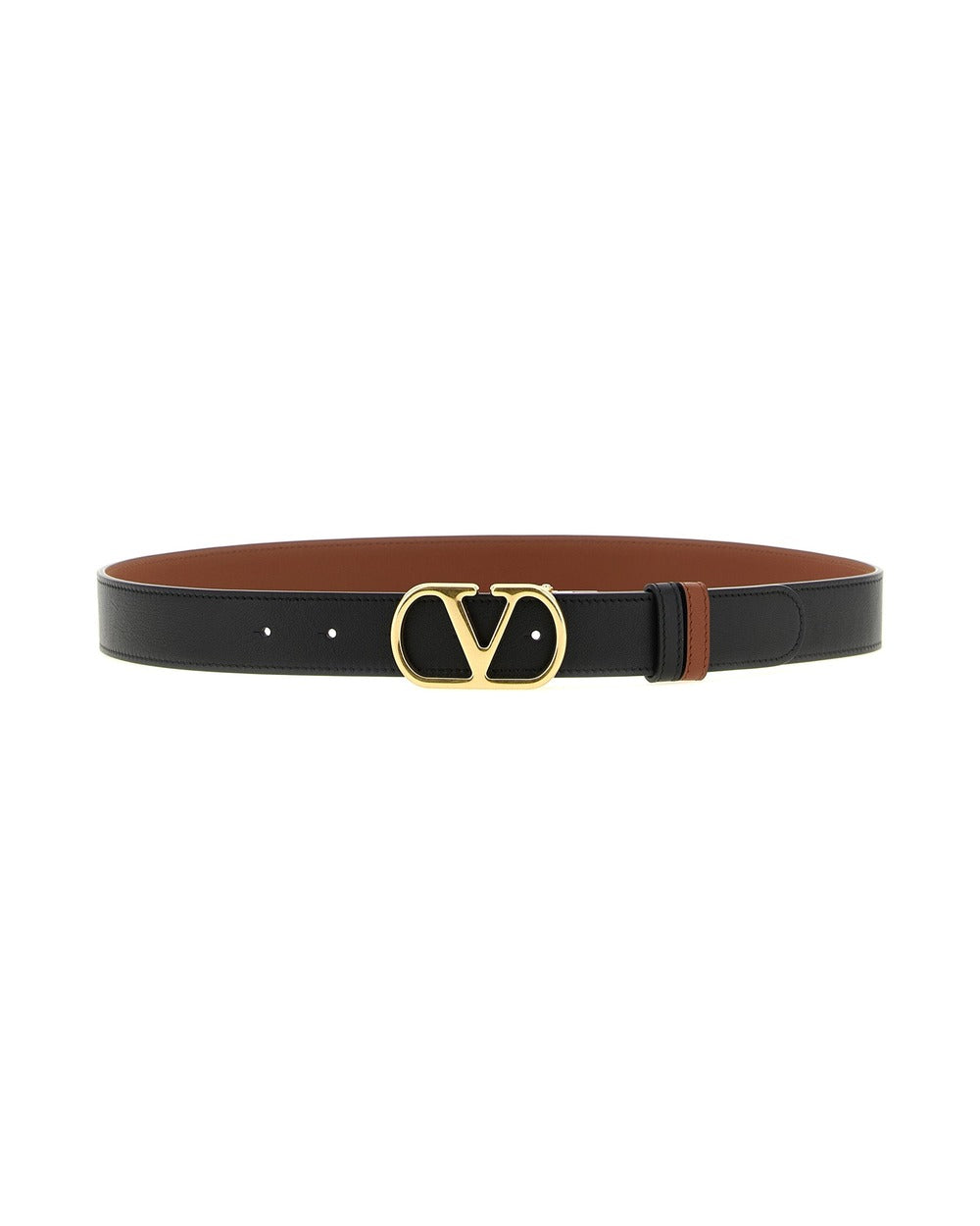 Valentino Garavani Black Calfskin Regular Belt