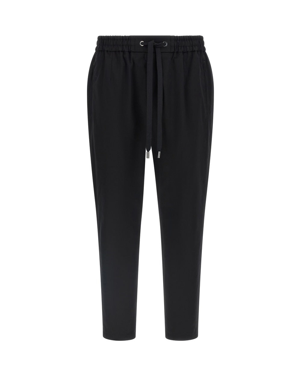 Dolce & Gabbana Black Cotton Casual Pants