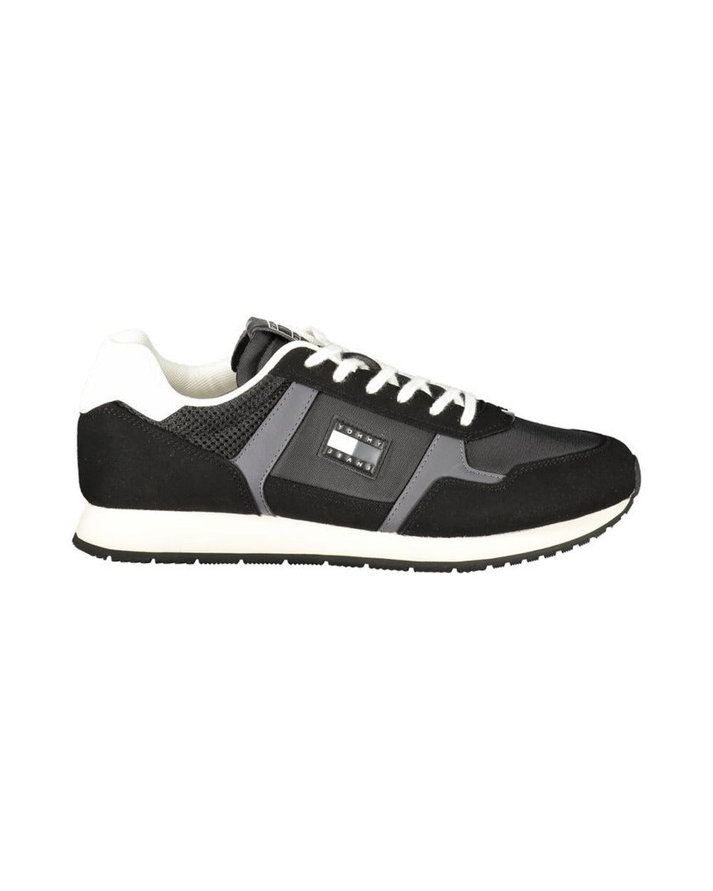 Tommy Hilfiger Nero Polyurethane Men Sneaker
