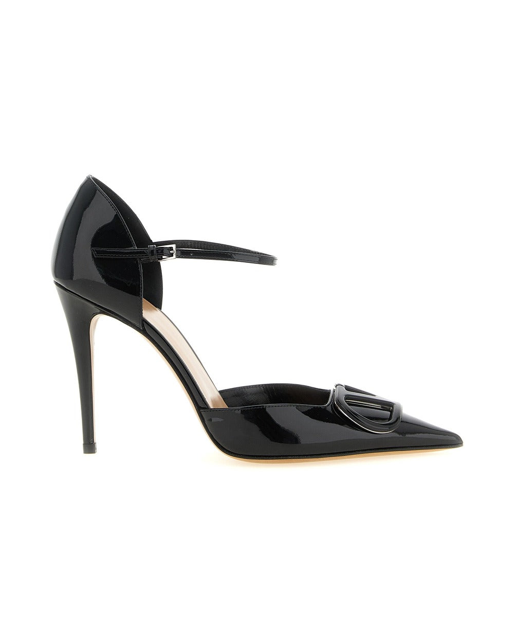 Valentino Garavani Black Calfskin High Heel Pumps