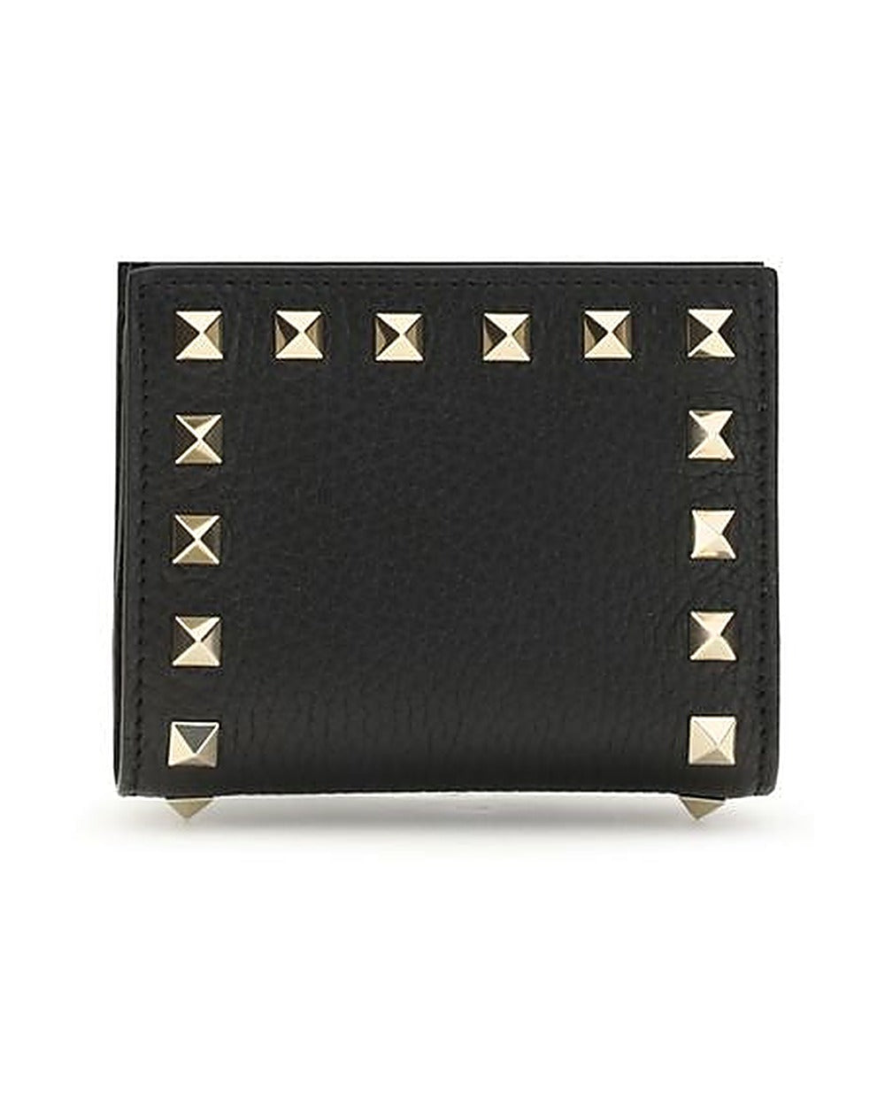 Valentino Garavani Black Lamb Ovis Aries Aries Wallet