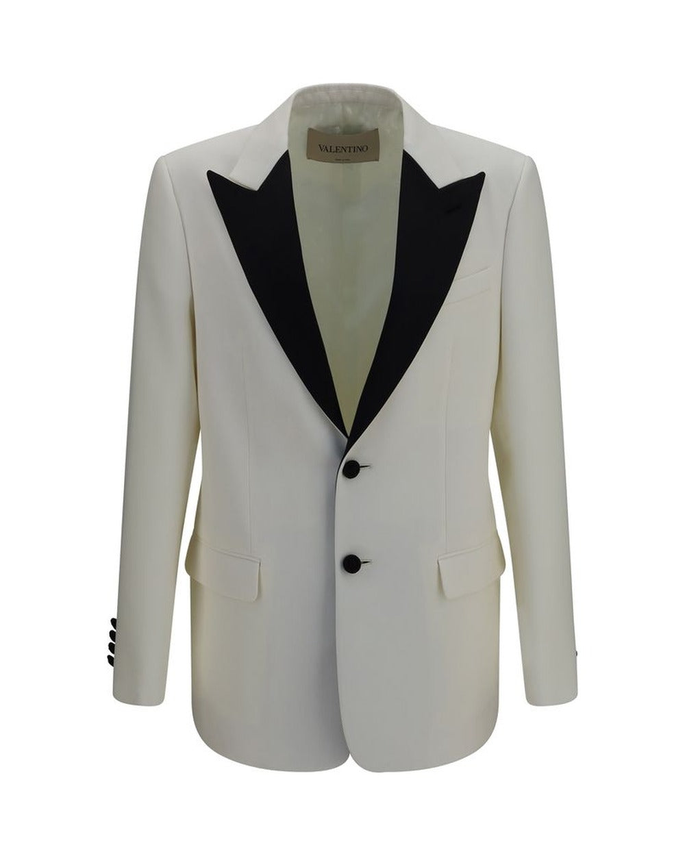 Valentino Garavani White Wool Oves Aries Blazer