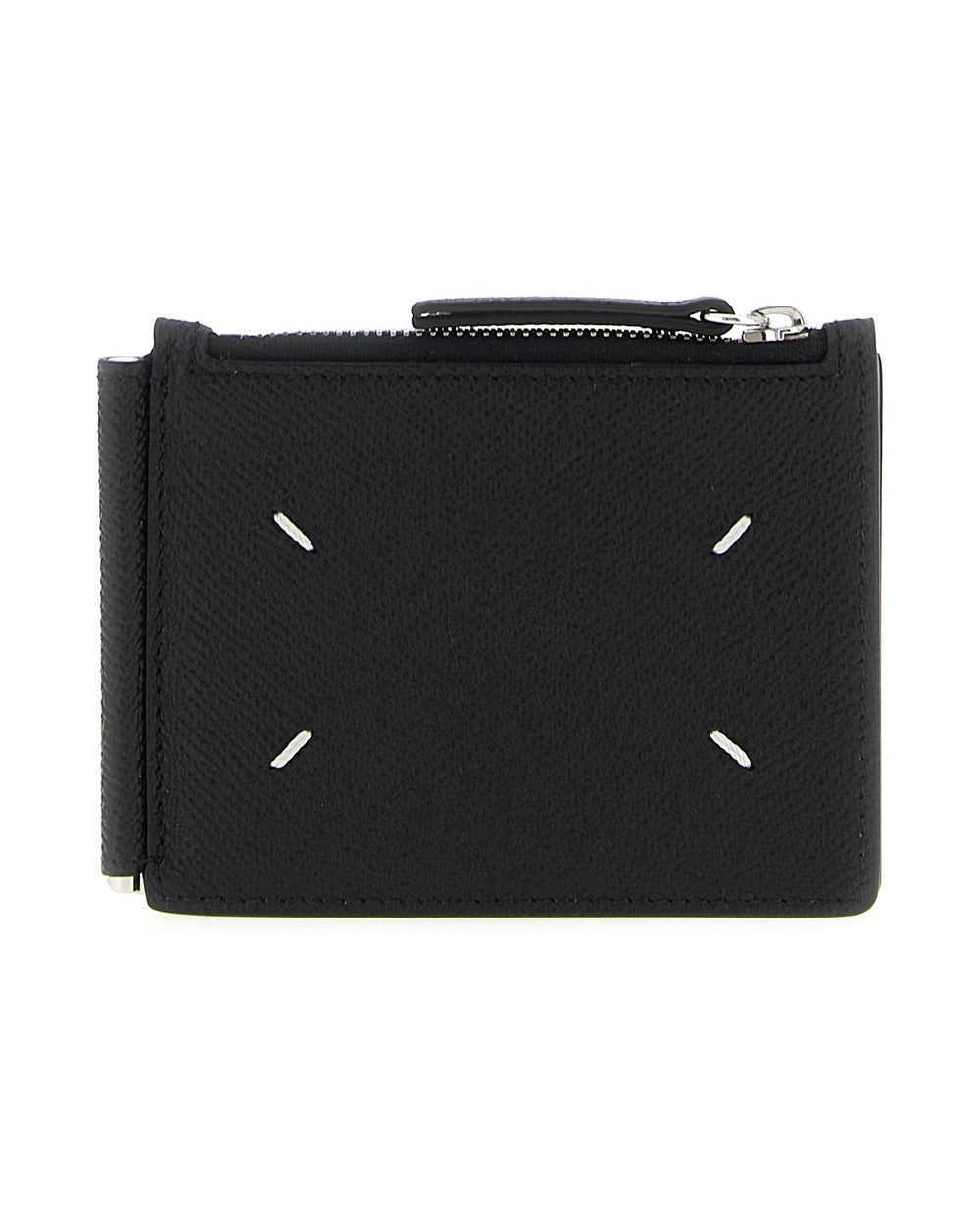 Maison Margiela Black Leather Leather Wallet