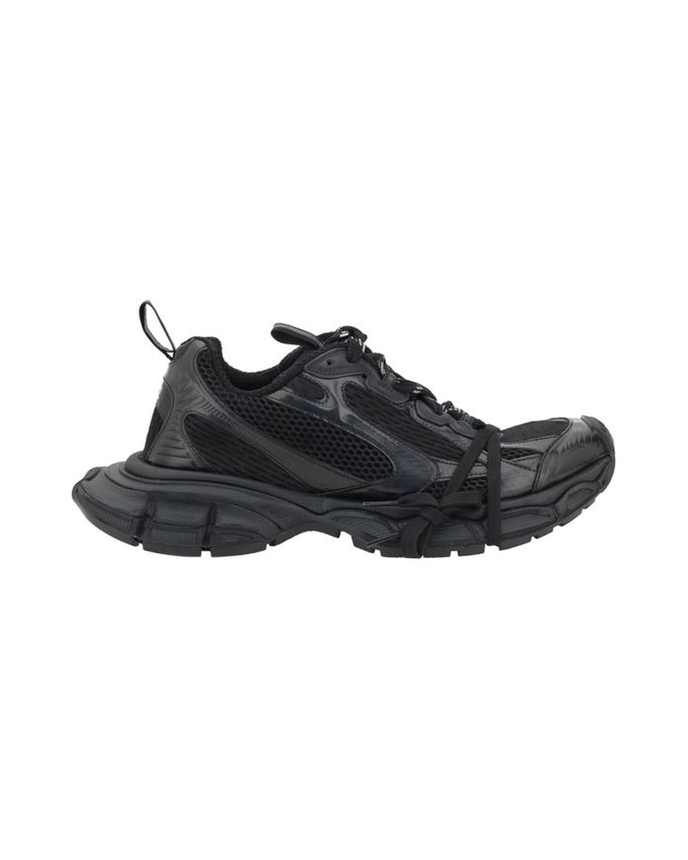 Balenciaga Black Polyethylene Athletic Sneakers