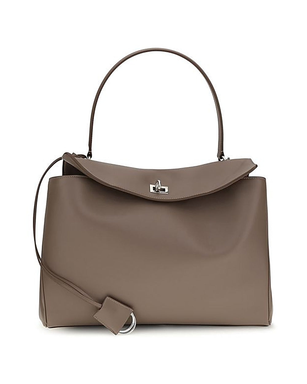 Balenciaga Gray Calf Leather Bos Taurus Shoulder Bag