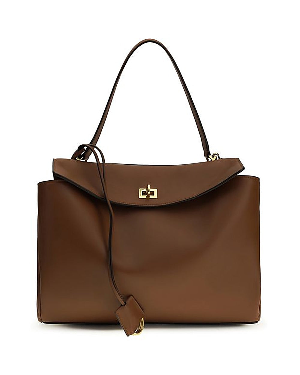 Balenciaga Brown Calf Leather Bos Taurus Shoulder Bag