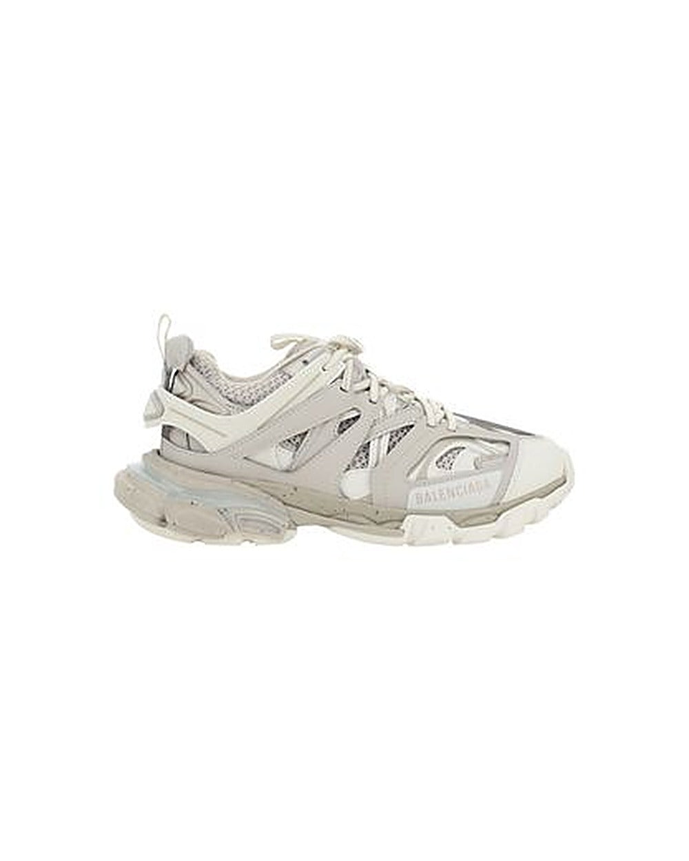 Balenciaga White Polyethylene Athletic Sneakers