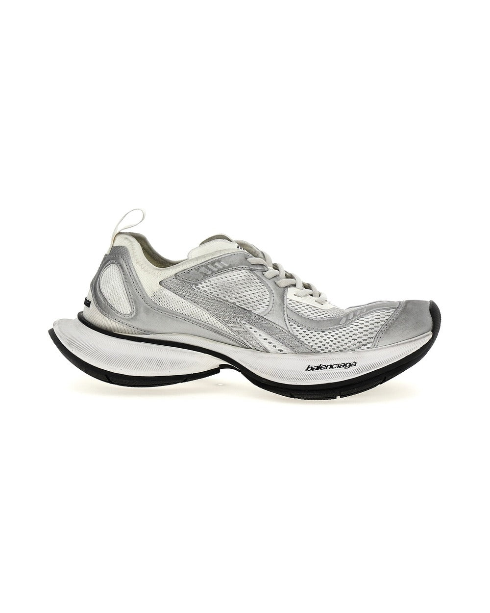 Balenciaga Gray Polyester Athletic Sneakers