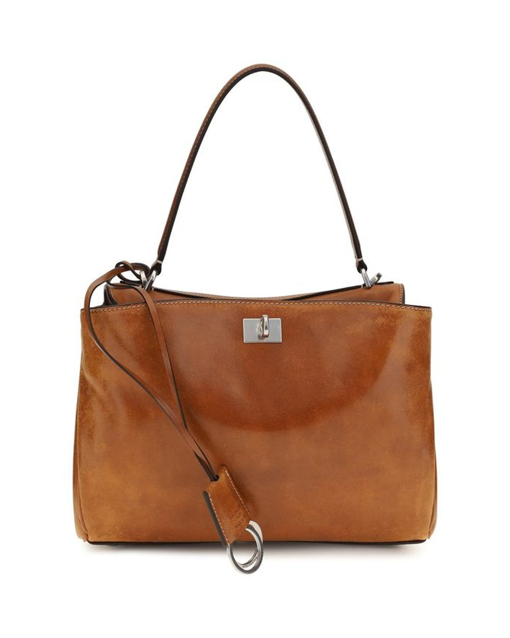 Balenciaga Brown Lamb Ovis Aries Aries Handbag