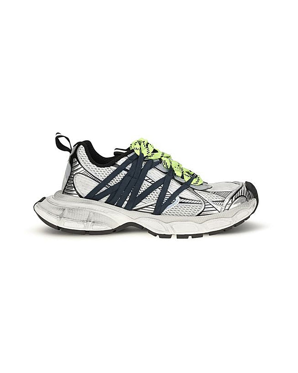 Balenciaga Gray Polyester Athletic Sneakers