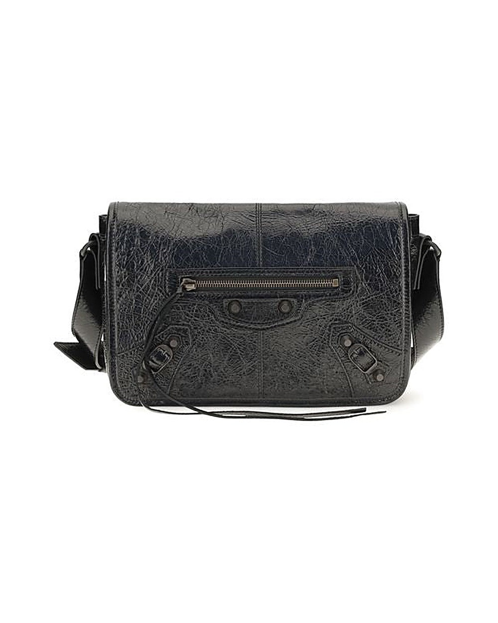 Balenciaga Black Lamb Ovis Aries Aries Shoulder Bag