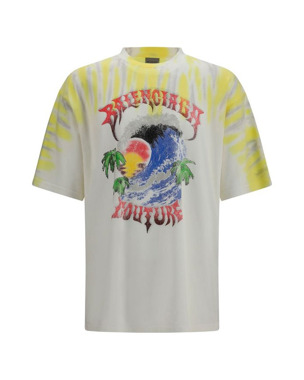 Balenciaga Bicolor Cotton T-Shirt
