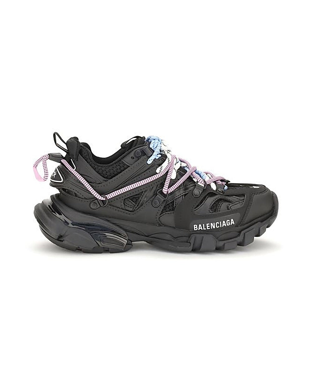 Balenciaga Black Polyester Athletic Sneakers