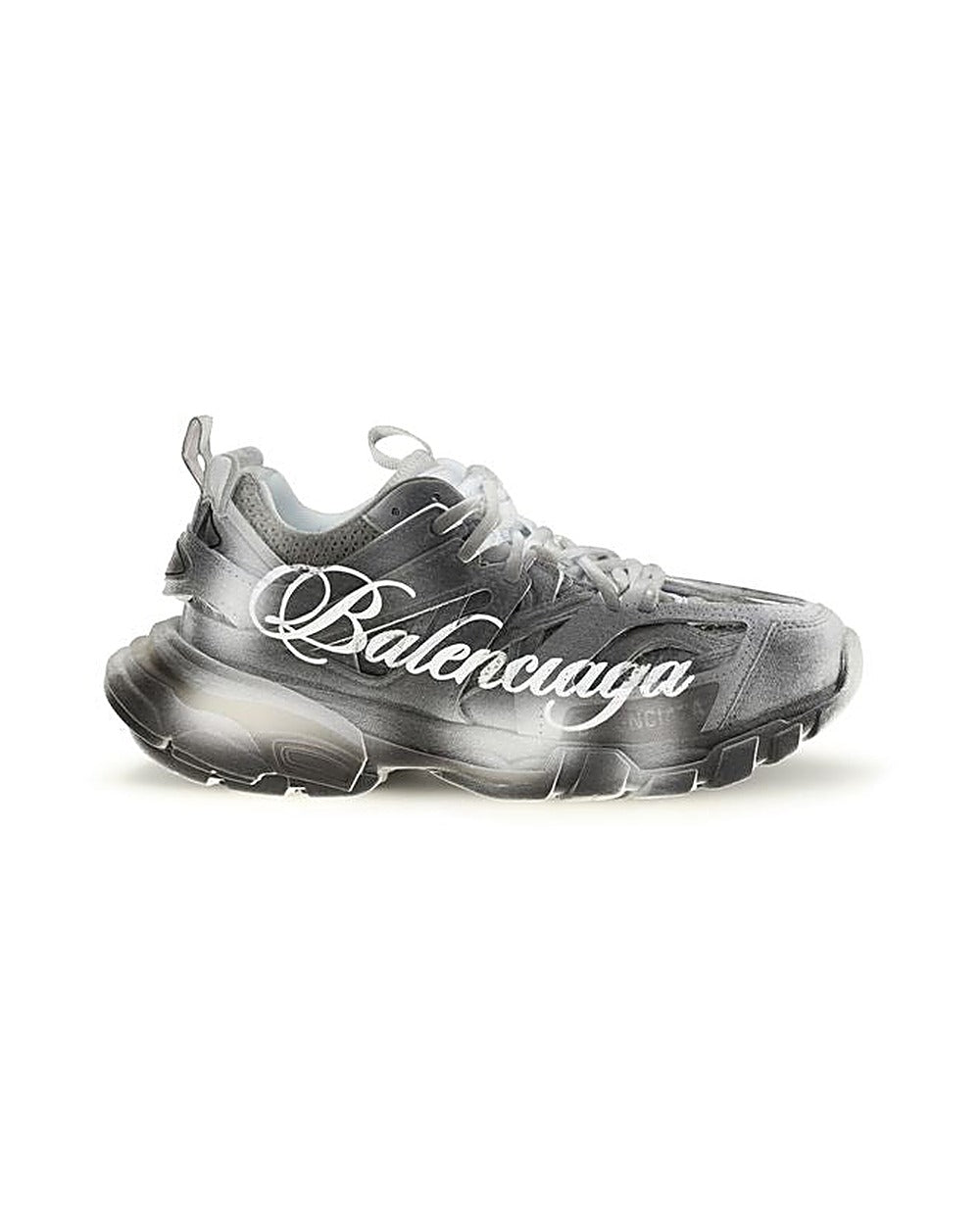 Balenciaga Gray Polyamide Athletic Sneakers