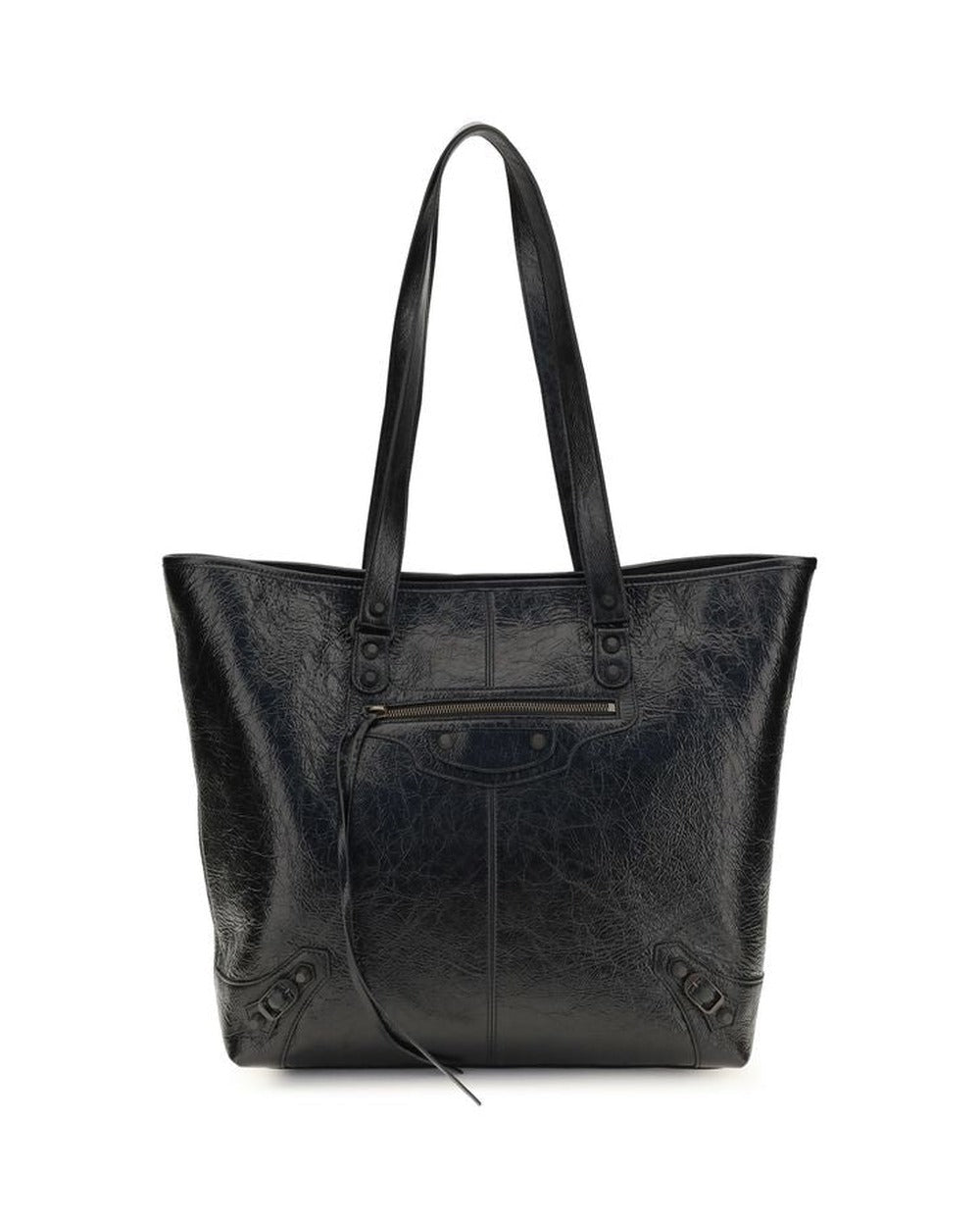 Balenciaga Black Lamb Ovis Aries Aries Shoulder Bag