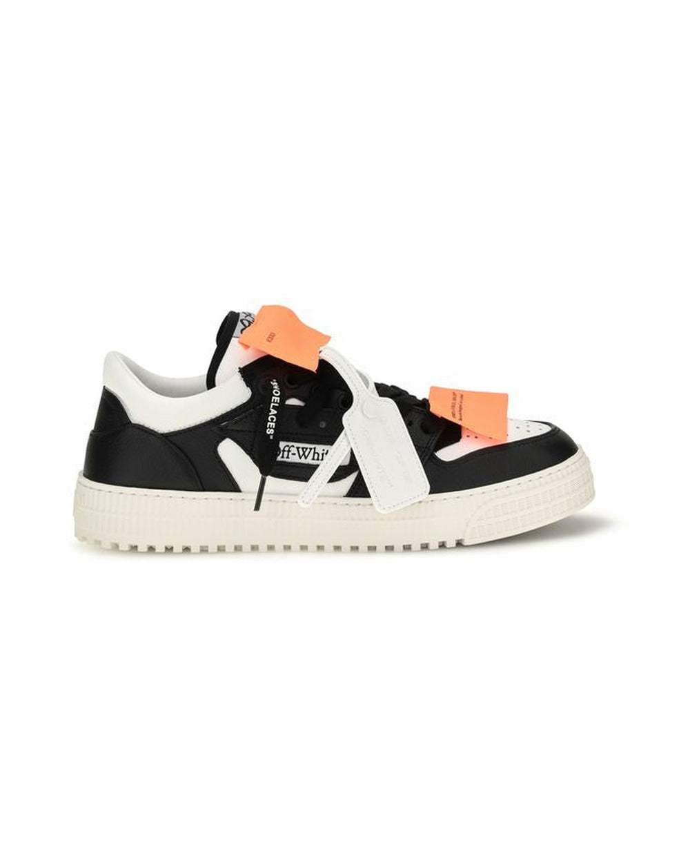 Off-White Multicolor Calf Leather Bos Taurus Low Top Sneakers