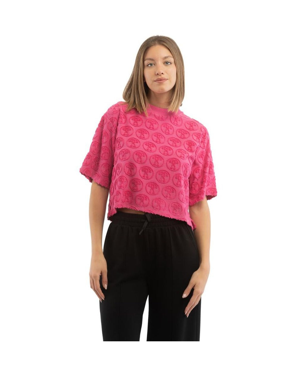 Moschino Fuchsia Cotton T-Shirt
