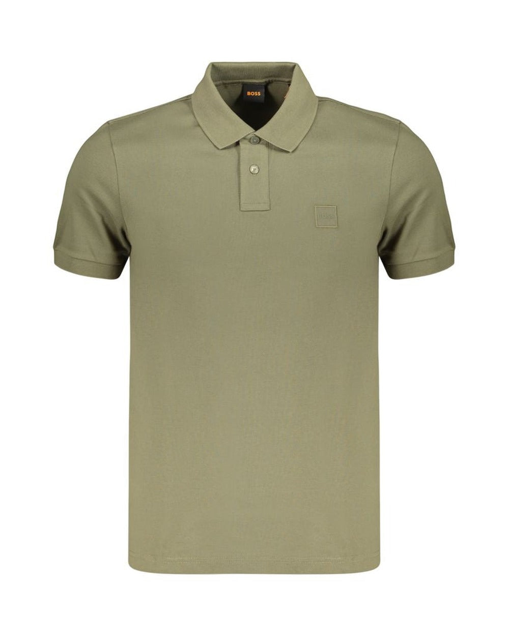 Hugo Boss Green Cotton Men's Polo Shirt