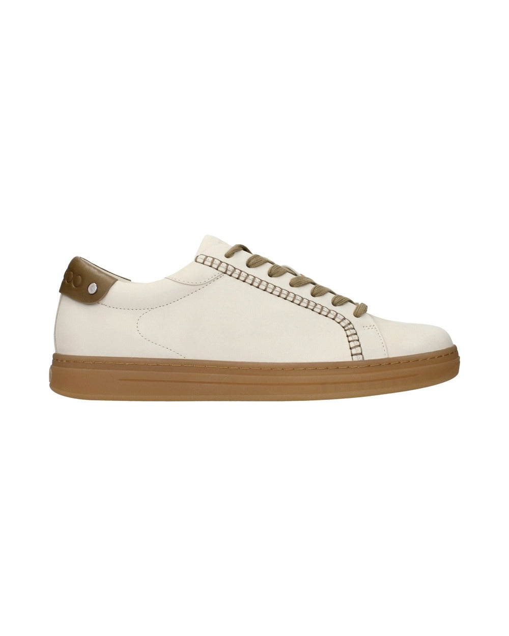 Jimmy Choo Beige Leather Sneakers