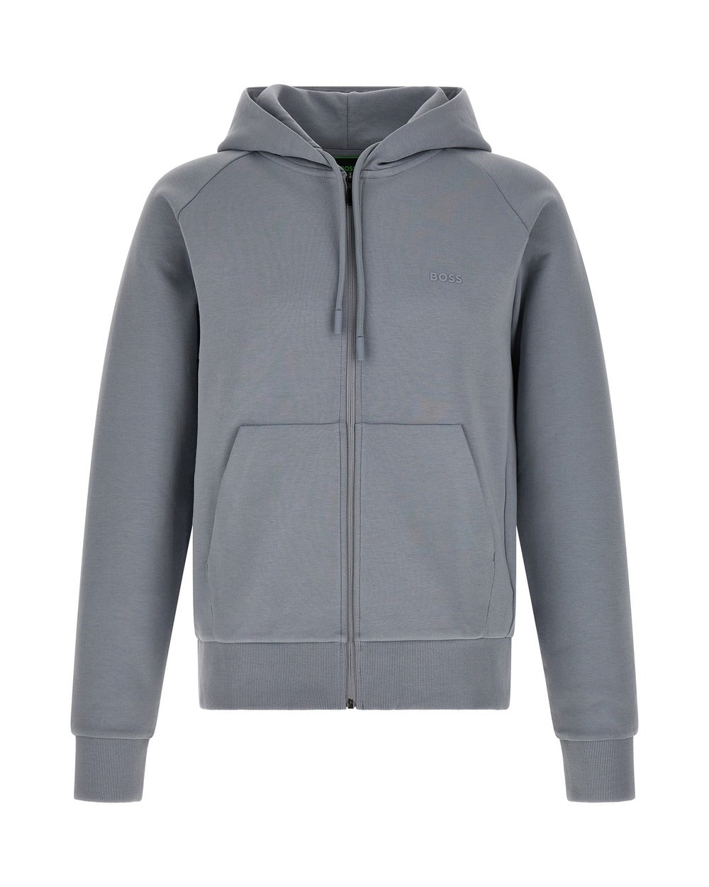 Hugo Boss Gray Cotton Sweatshirt