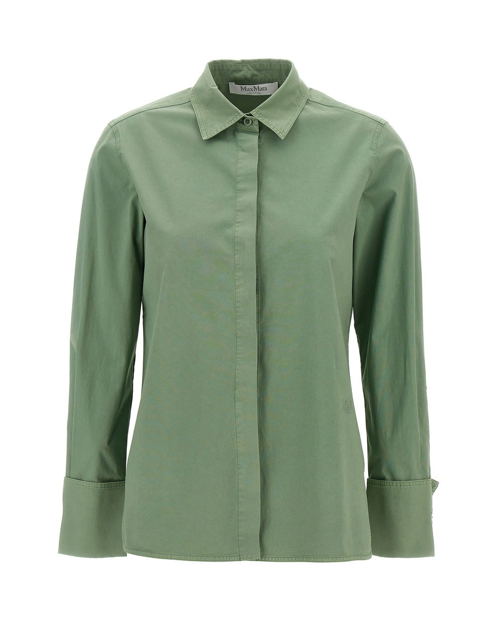 Max Mara Bicolor Cotton Blouse