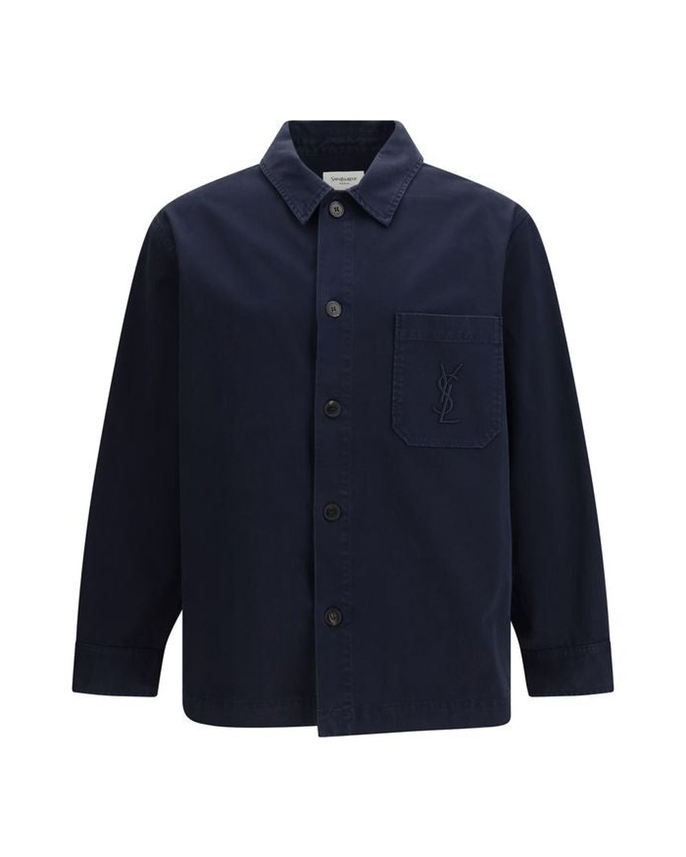 Saint Laurent Blue Cotton Denim Jacket