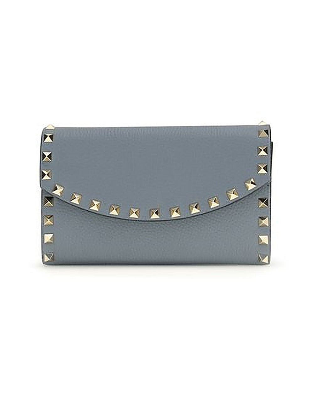 Valentino Garavani Blue Calf Leather Bos Taurus Wallet