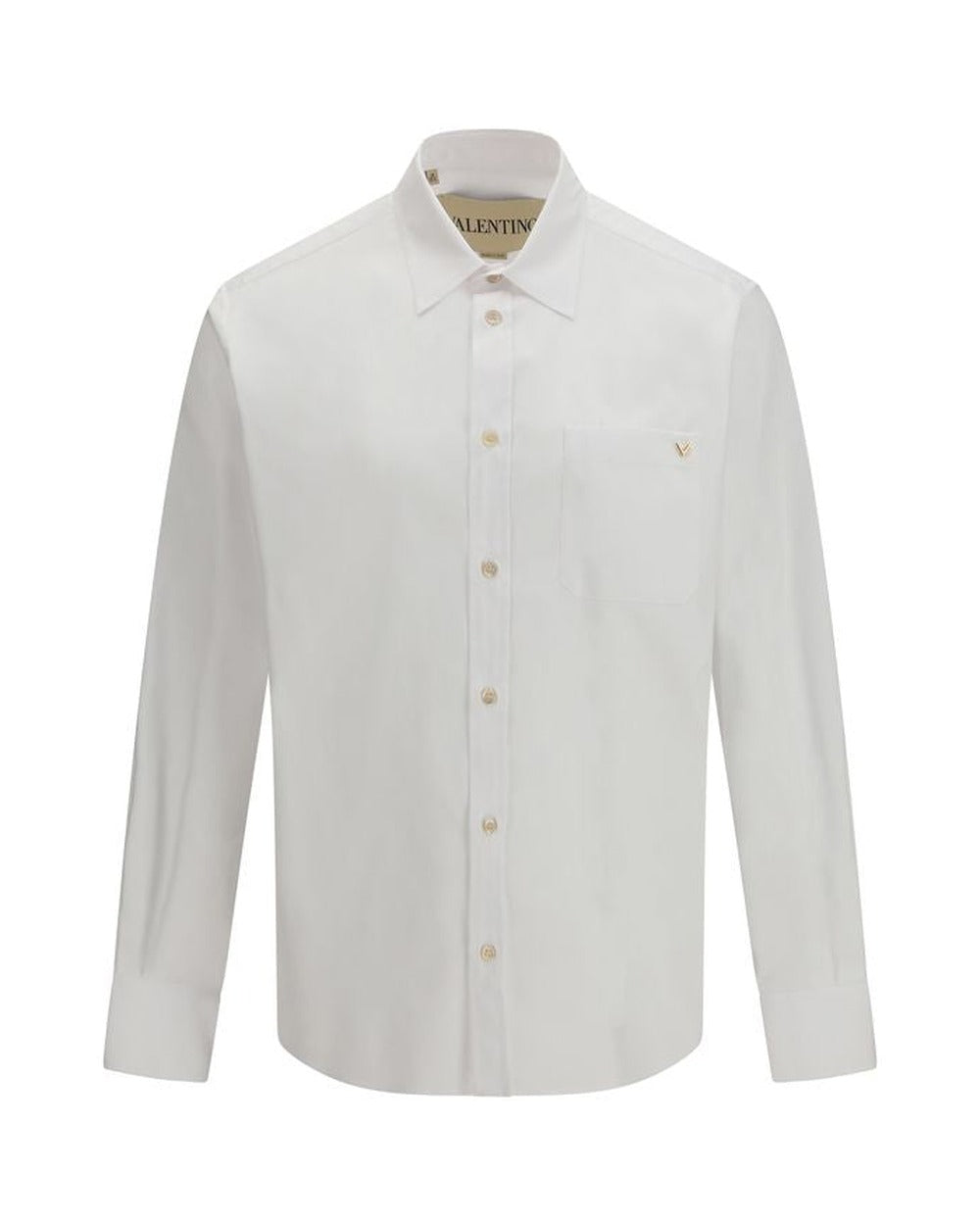 Valentino Garavani White Cotton Dress Shirt