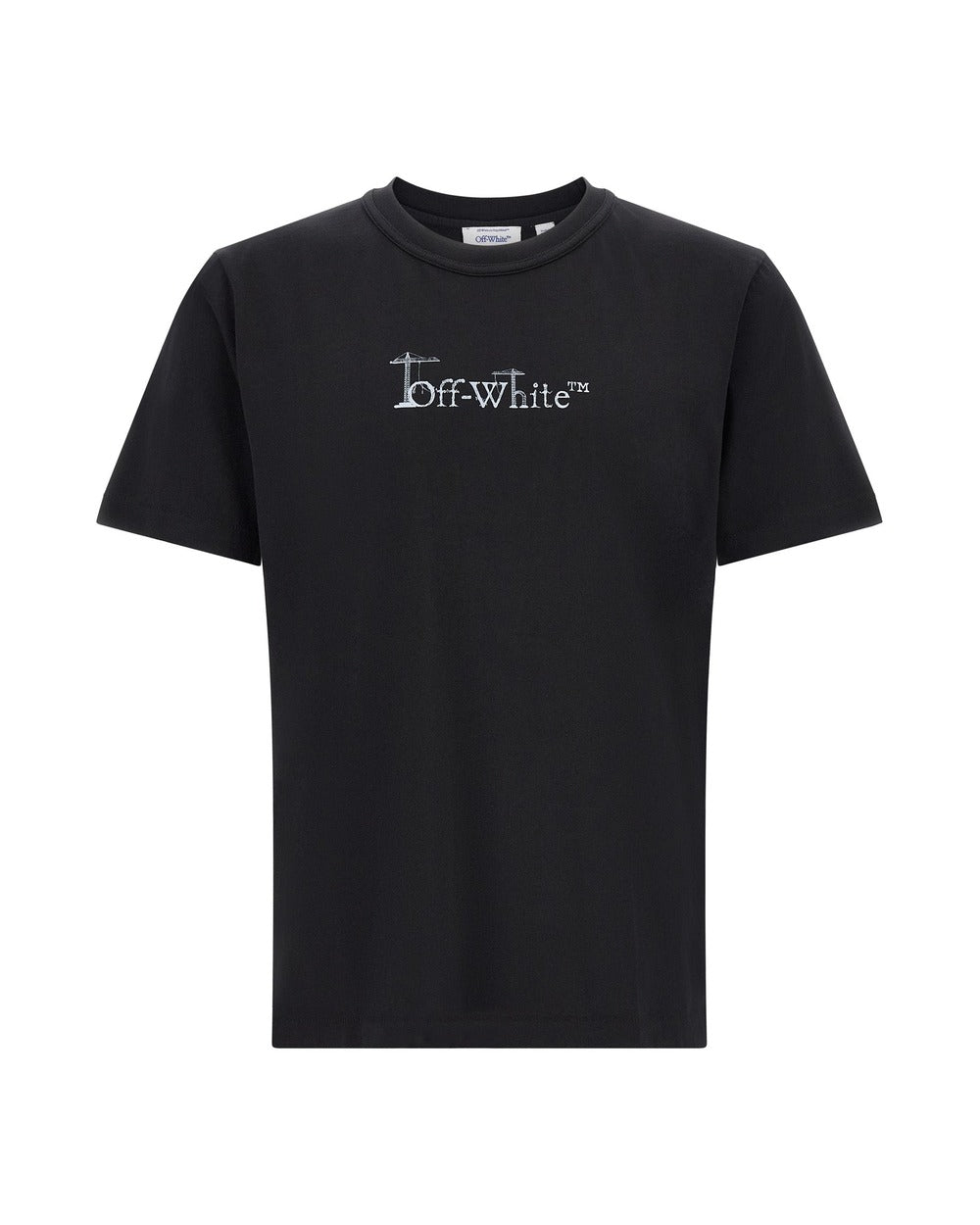 Off-White Black Cotton T-Shirt